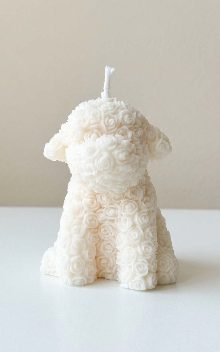 Интерьерная свеча Собачка